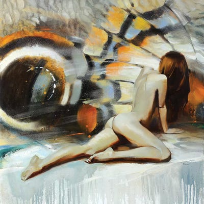 The Romantic Evening by Tatyana Yabloed framed canvas print