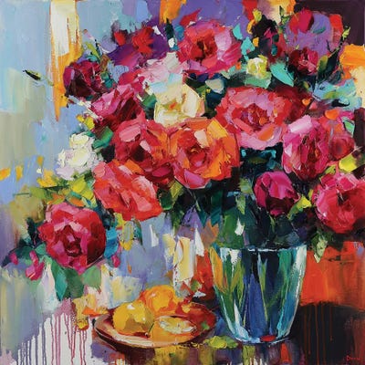 Our Summer by Tatyana Yabloed framed canvas print