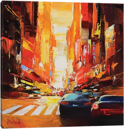 The Beautiful Sunset Canvas Art Print - Tatyana Yabloed