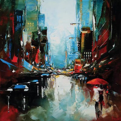 The Love Lies by Tatyana Yabloed framed canvas print