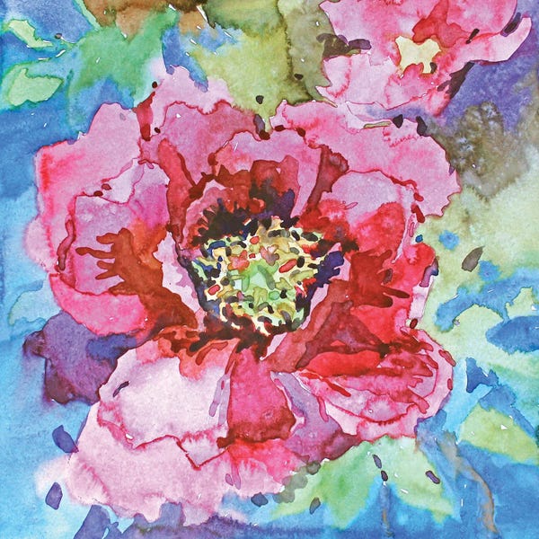 Peonies: Pink Peony by Tanbelia