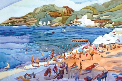 Sea View In Turunch by Tanbelia framed wall art