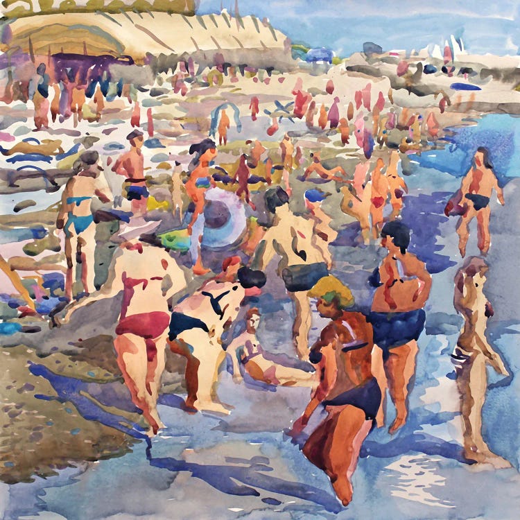 Swimming Season by Tanbelia wall art
