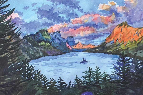 Tanbelia: Saint Mary Lake by Tanbelia