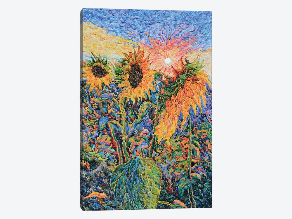 Sunflowers by Tanbelia 1-piece Canvas Print