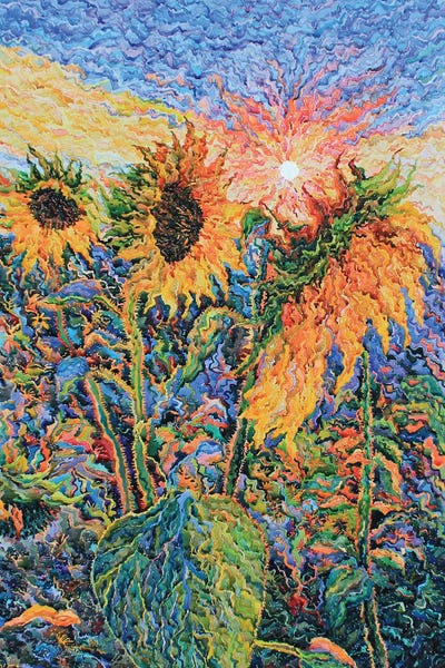 Fine Art Print: Sunflowers by Tanbelia