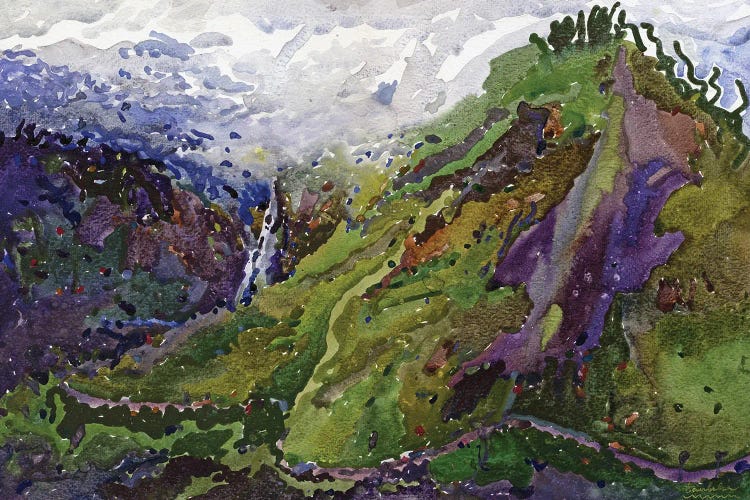 Ravana Waterfall And Ella Rock by Tanbelia wall art