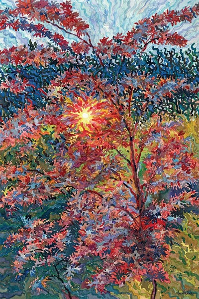 Autumn Goldenrod by Tanbelia canvas print