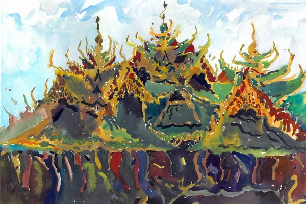 Castles & Palaces: Pavilion Of Enlightened In Ancient City by Tanbelia