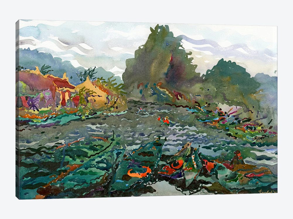 The Lake In Ninh Binh by Tanbelia 1-piece Canvas Art Print