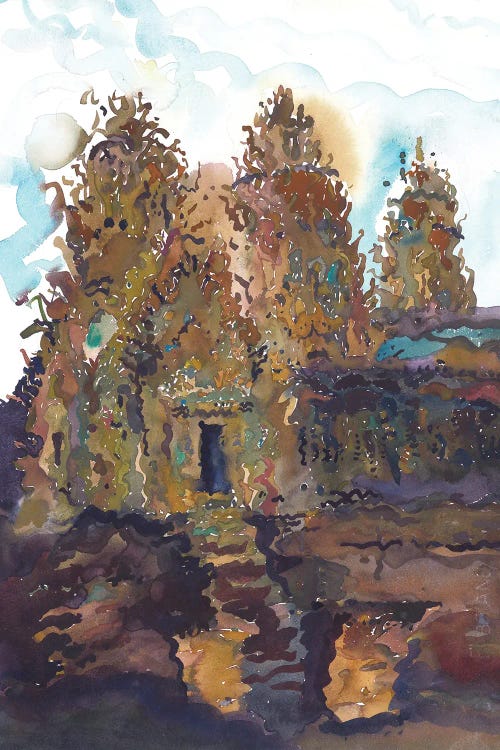 Angkor Wat Temple by Tanbelia wall art