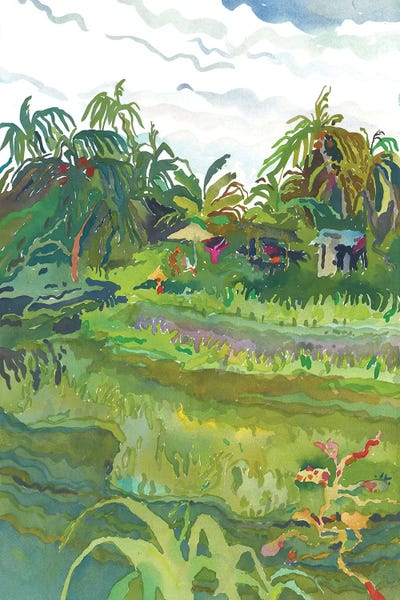 Tanbelia: Ceking Rice Terrace In Ubud by Tanbelia