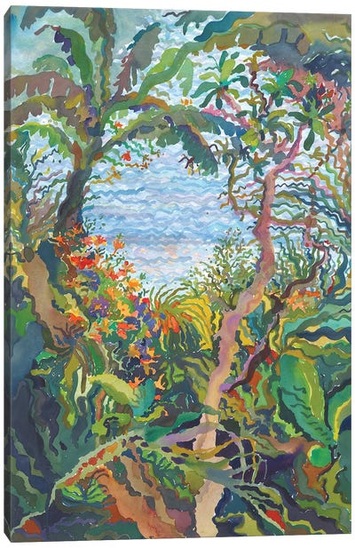 Nusa Penida Vegetation Canvas Art Print - Tanbelia