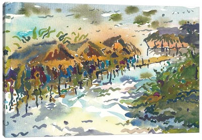 Kampie Village Canvas Art Print - Tanbelia