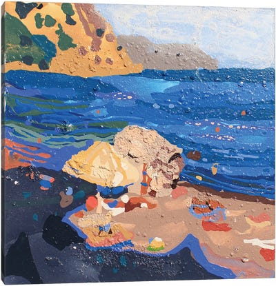 Beach Motif Canvas Art Print - Tanbelia