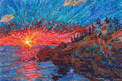 Acadia National Park by Tanbelia framed wall art