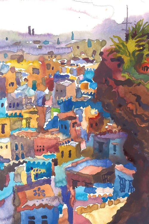 Blue City Of Jodhpur by Tanbelia wall art