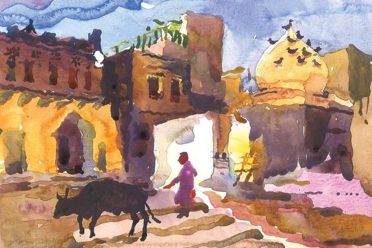 Pushkar City by Tanbelia wall art