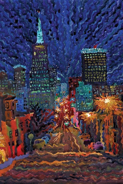 Transamerica Pyramid In San Francisco by Tanbelia framed wall art