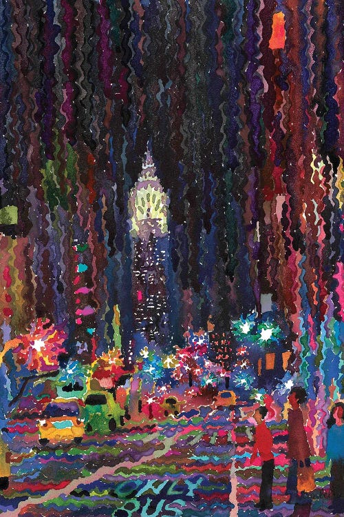 Midtown Lexington Avenue In New York by Tanbelia wall art