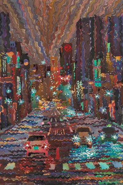 Night Tokyo by Tanbelia framed wall art