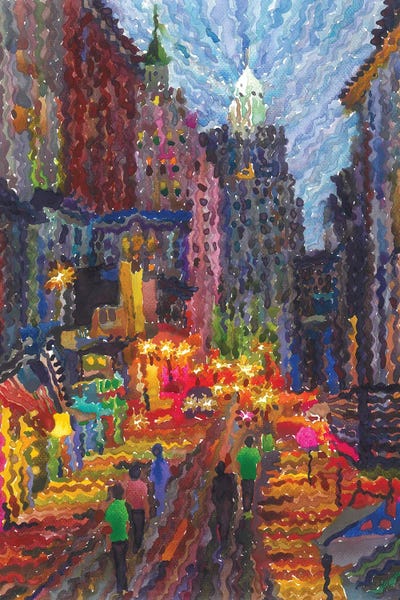 Bourbon Street by Tanbelia framed wall art