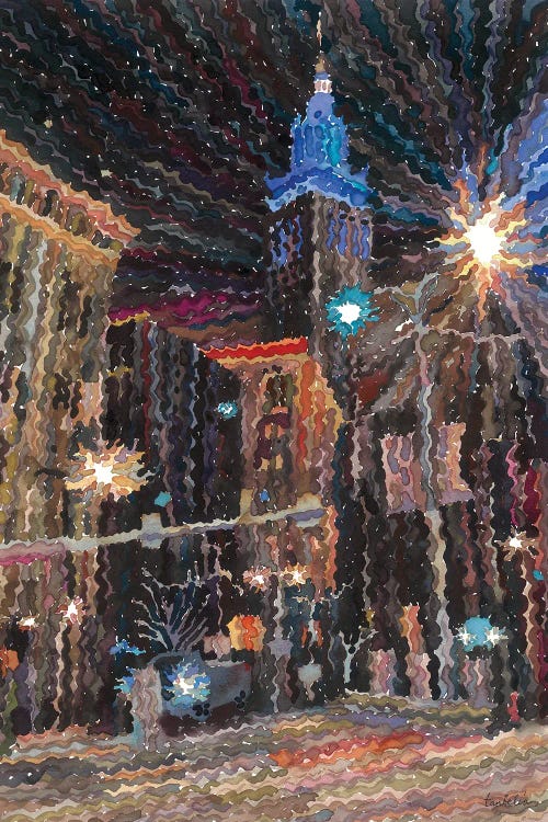 Downtown Cleveland by Tanbelia wall art