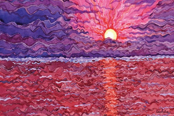 Tanbelia: Sunset At The Sea by Tanbelia