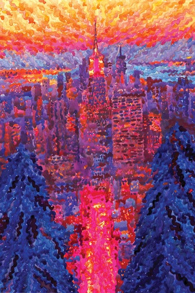 Winter Evening In New York City