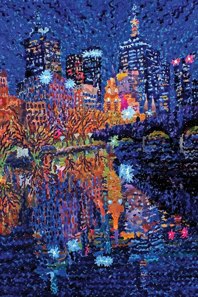 Tanbelia: Melbourne Skyline by Tanbelia