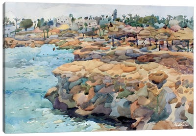 High Beach Canvas Art Print - Tanbelia