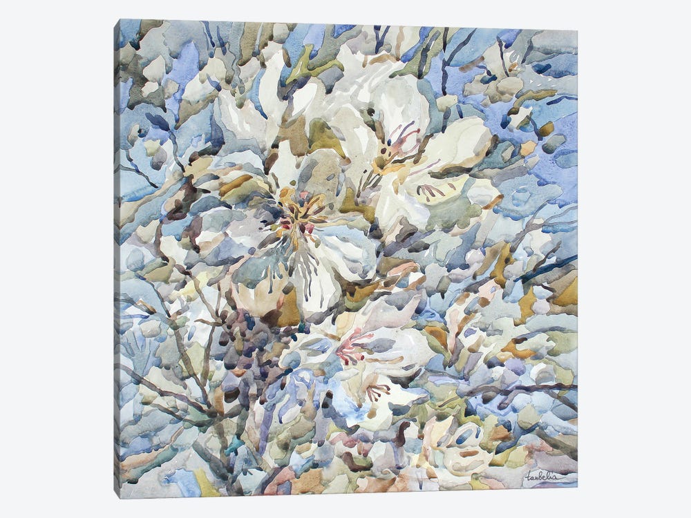 Pear Blossom by Tanbelia 1-piece Canvas Art Print
