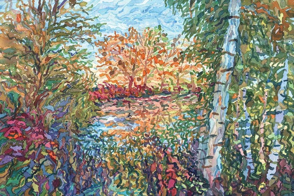 Tanbelia: Forest Around The Pond by Tanbelia