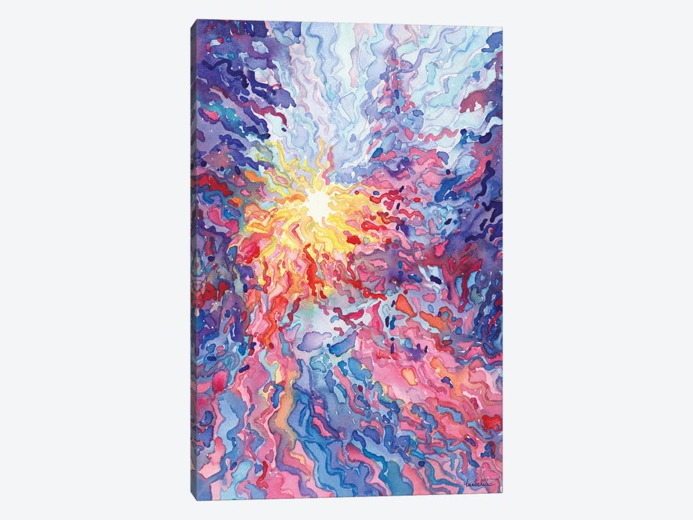 Sunny Winter Forest by Tanbelia 1-piece Canvas Print