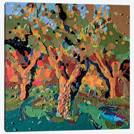 Apple Garden Canvas Print #TBA55} by Tanbelia Art Print