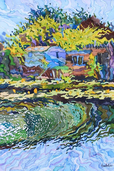 Tanbelia: Pond And Yellow Water Lilies by Tanbelia