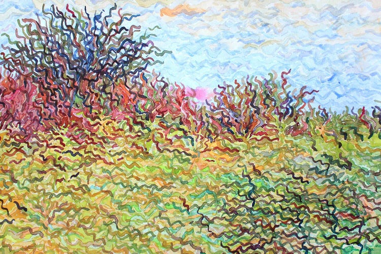 Goldenrod Field by Tanbelia wall art