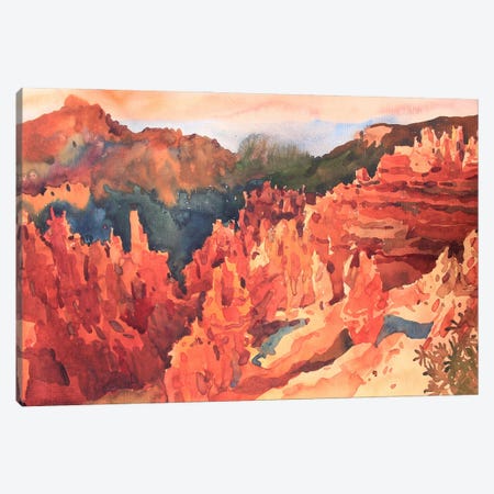 Bryce Canyon National Park In Utah Canvas Print #TBA86} by Tanbelia Canvas Artwork