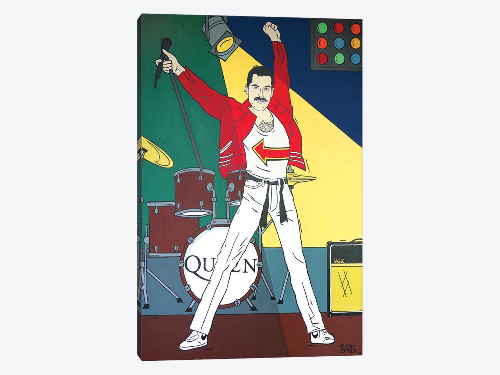 Freddie Mercury I by Talita Barbosa 1-piece Art Print