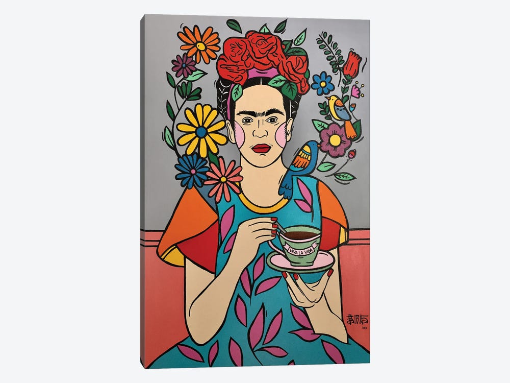 Frida Kahlo II by Talita Barbosa 1-piece Canvas Artwork