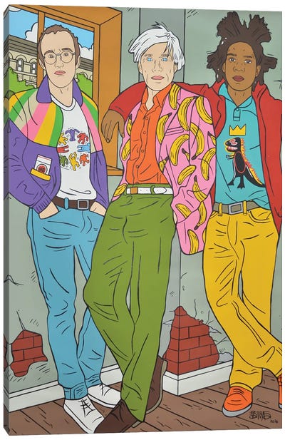 Pop Art Vibe Canvas Art Print - Andy Warhol