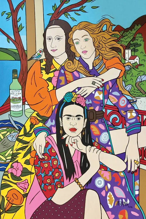 The Girls by Talita Barbosa wall art