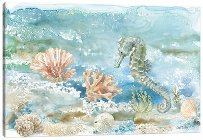 Under Sea Life II Canvas Art Print - Sea Life Art
