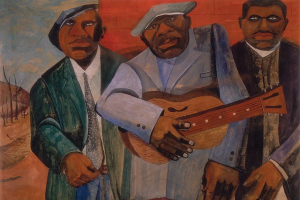 Harlem Renaissance: Folk Musicians by Romare Bearden