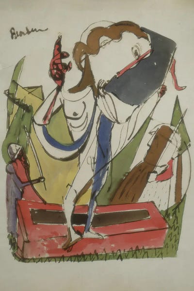 Harlem Renaissance: Untitled (Passion Of Christ) by Romare Bearden