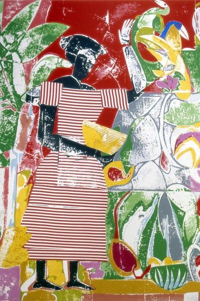 Harlem Renaissance: In The Garden by Romare Bearden