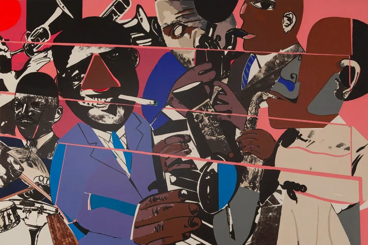 Jazz II by Romare Bearden wall art