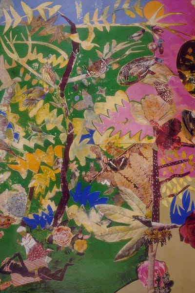 Floral & Botanical: Khayam And The Black Girl by Romare Bearden