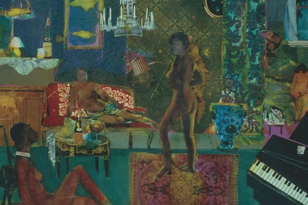 Harlem Renaissance: Mamie Cole's Living Room by Romare Bearden