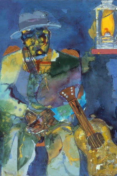 Romare Bearden: Autumn Lamp by Romare Bearden